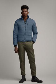 Chamarras Canada Goose Hombre Mexico - Lodge Chaqueta De Plumas Azules SF4129680